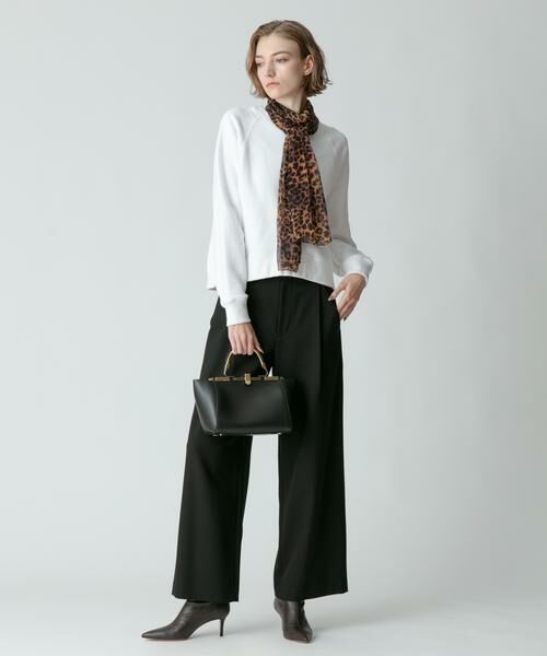 ＊＊allureville / アルアバイル パンツ | ウールライクポリBIGバックルパンツ | 詳細29