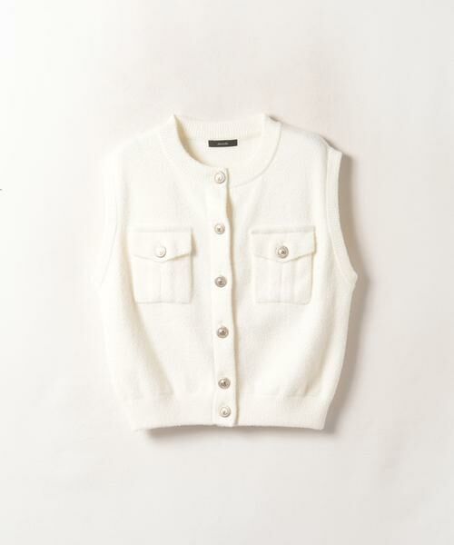 セール】 モールWフェイスニットジレ （ニット・セーター