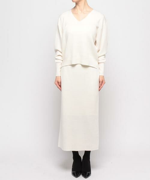 ＊＊allureville / アルアバイル ニット・セーター | ウールスムースVネックプルオーバー | 詳細6