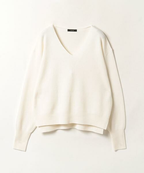 ＊＊allureville / アルアバイル ニット・セーター | ウールスムースVネックプルオーバー | 詳細7