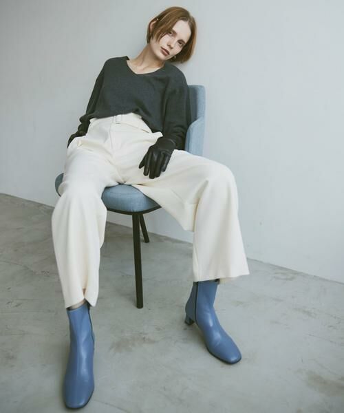 ＊＊allureville / アルアバイル ニット・セーター | ウールスムースVネックプルオーバー | 詳細21