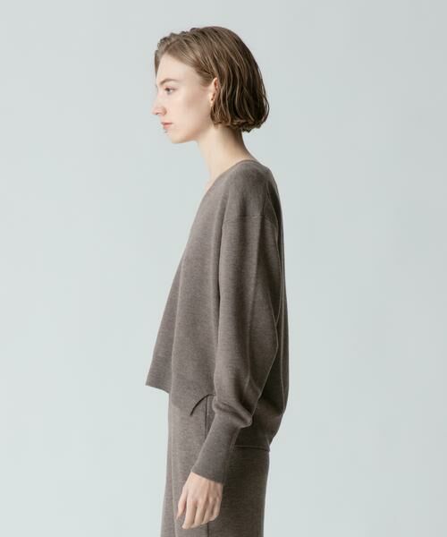 ＊＊allureville / アルアバイル ニット・セーター | ウールスムースVネックプルオーバー | 詳細23