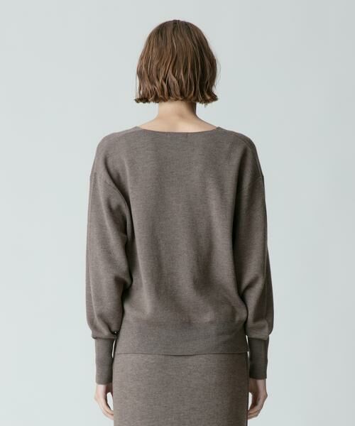 ＊＊allureville / アルアバイル ニット・セーター | ウールスムースVネックプルオーバー | 詳細24