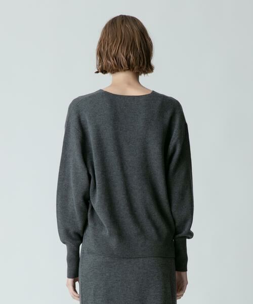 ＊＊allureville / アルアバイル ニット・セーター | ウールスムースVネックプルオーバー | 詳細19