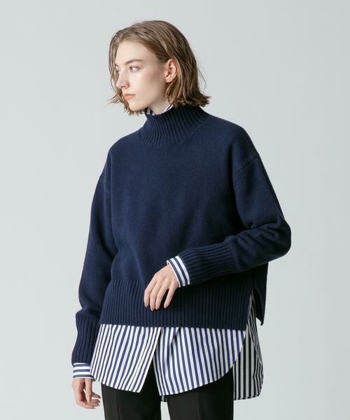 ＊＊allureville / アルアバイル ニット・セーター | ジーロンラム天竺プルオーバー | 詳細4