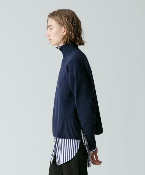 ＊＊allureville / アルアバイル ニット・セーター | ジーロンラム天竺プルオーバー | 詳細5