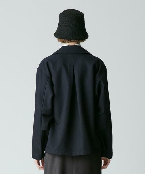allureville アルアバイル　麻　ステンカラーブルゾン　未使用★お買い得 フェイクレザーステンカラーブルゾン|allureville OFFICIAL SITE