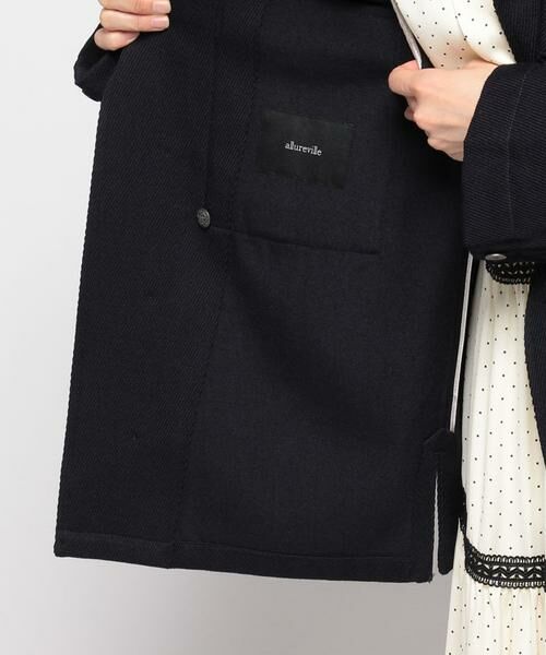 allureville アルアバイル　麻　ステンカラーブルゾン　未使用★お買い得 オーガンジーステンカラーブルゾン|allureville OFFICIAL SITE
