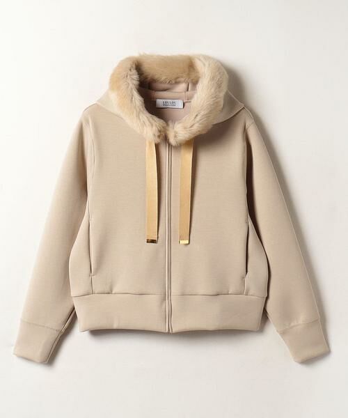 ＊＊allureville / アルアバイル パーカー | ECOファーフーディ | 詳細2