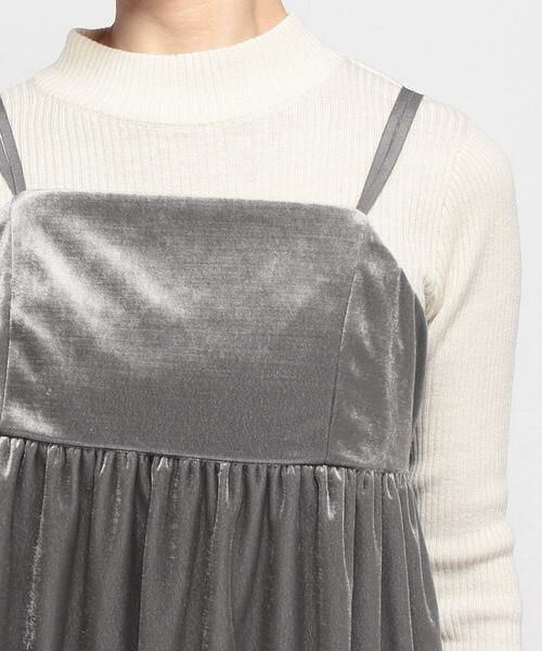 ＊＊allureville / アルアバイル キャミソール・チューブトップ | ベロアキャミソール | 詳細4