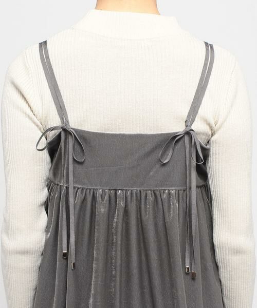 ＊＊allureville / アルアバイル キャミソール・チューブトップ | ベロアキャミソール | 詳細5