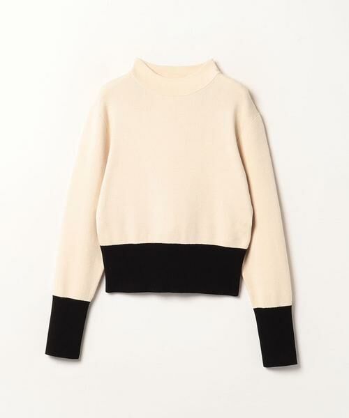 ＊＊allureville / アルアバイル ニット・セーター | バイカラーモックネックプルオーバー | 詳細14