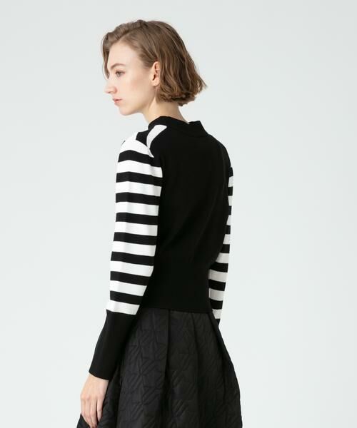 ＊＊allureville / アルアバイル ニット・セーター | バイカラーモックネックプルオーバー | 詳細5