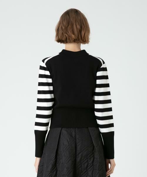 ＊＊allureville / アルアバイル ニット・セーター | バイカラーモックネックプルオーバー | 詳細6