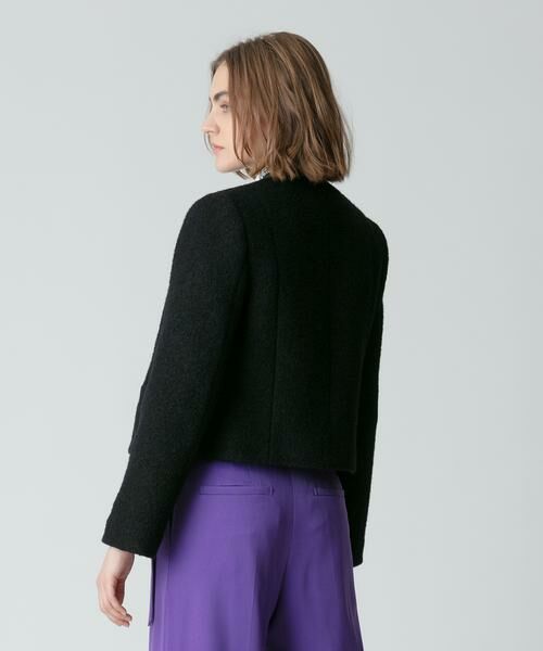 ＊＊allureville / アルアバイル ノーカラージャケット | ブークレショートジャケット | 詳細19
