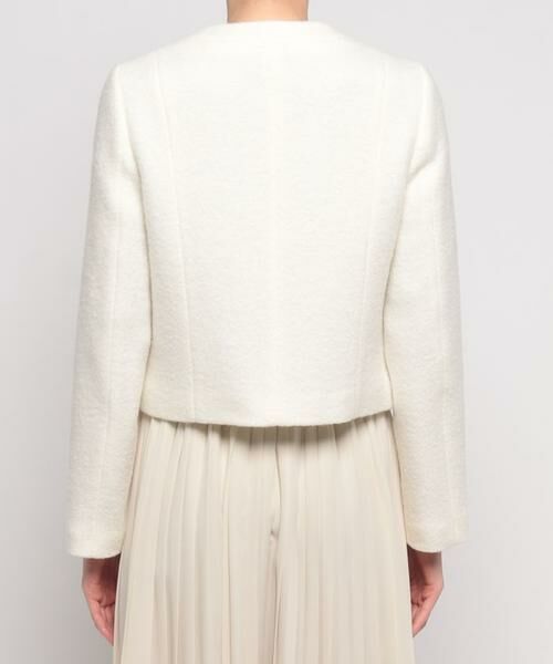 ＊＊allureville / アルアバイル ノーカラージャケット | ブークレショートジャケット | 詳細3