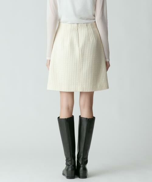 【美品】アルアバイル 2023 リングツイードスカート ボノット社製生地 リングツイードスカート | allureville (Women)/アルアバイル