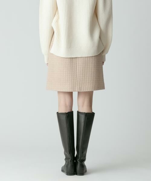 allureville アルアバイル ツイード ノーカラー スカートスーツセット allureville アルアバイル ツイード ノーカラー スカートスーツ