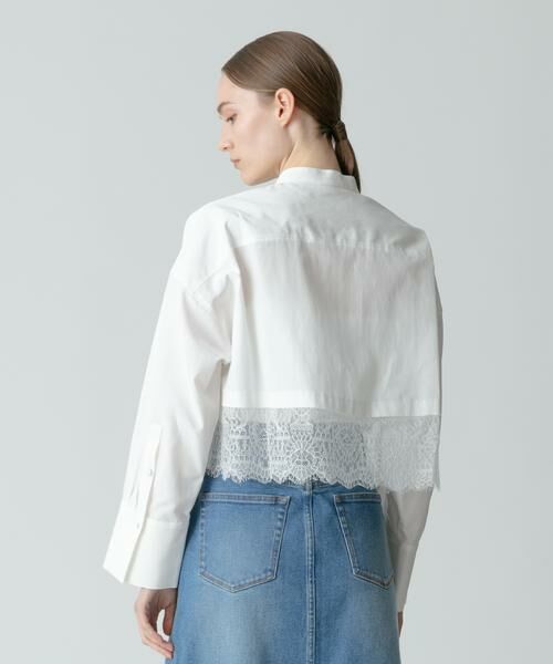 ＊＊allureville / アルアバイル シャツ・ブラウス | タイプライターレーシーヘムブラウス | 詳細10
