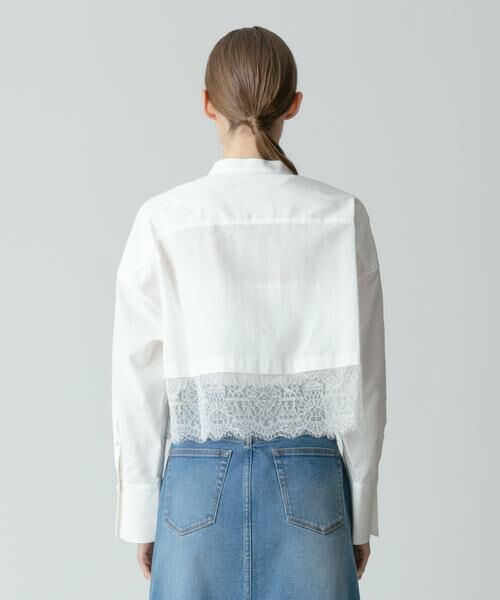 ＊＊allureville / アルアバイル シャツ・ブラウス | タイプライターレーシーヘムブラウス | 詳細11