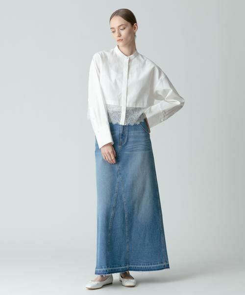 ＊＊allureville / アルアバイル シャツ・ブラウス | タイプライターレーシーヘムブラウス | 詳細12