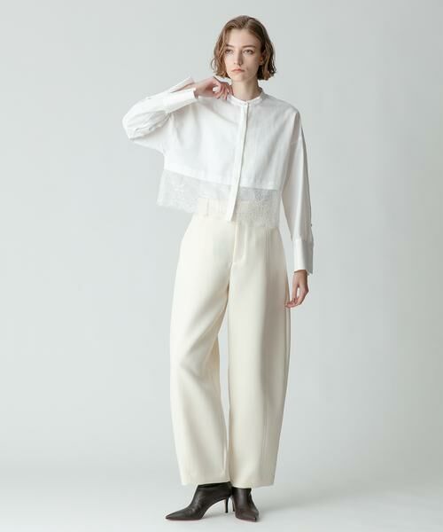 ＊＊allureville / アルアバイル シャツ・ブラウス | タイプライターレーシーヘムブラウス | 詳細14