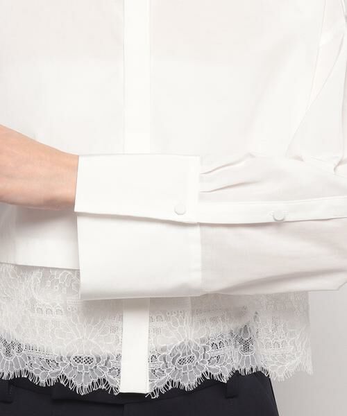 ＊＊allureville / アルアバイル シャツ・ブラウス | タイプライターレーシーヘムブラウス | 詳細5