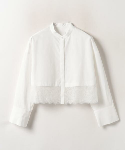 ＊＊allureville / アルアバイル シャツ・ブラウス | タイプライターレーシーヘムブラウス | 詳細7