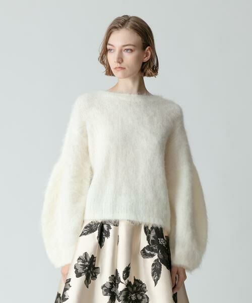 アルパカシャギーバルーンプルオーバー （ニット・セーター