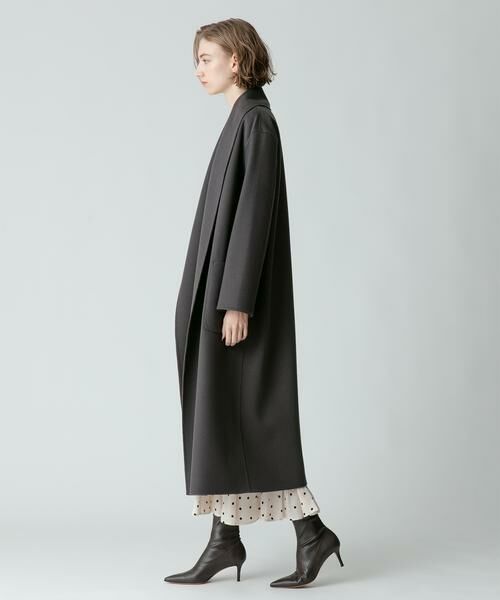 極美品　allureville アルアバイル　カシミヤ混　チェスターコート trim_ofalv_item82664734a19f11e
