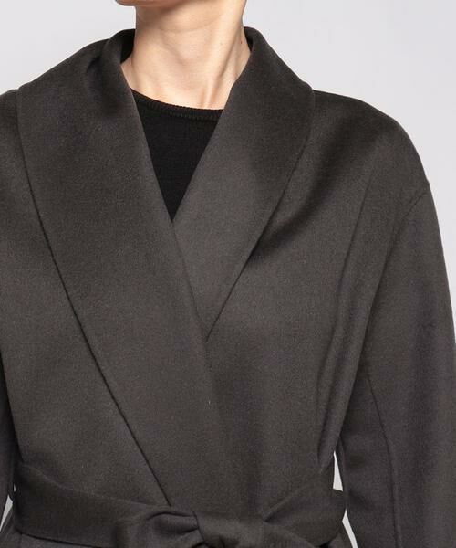 セール】 カシミヤ混リバーショールカラーコート （その他