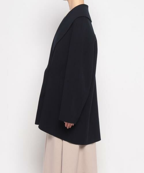 カシミヤ混ショールカラーミドルコート （その他アウター