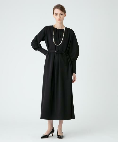 セール】 ウールチノタックワンピース （ワンピース