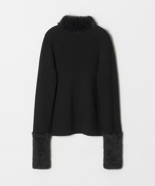 ファーアクセントプルオーバー （ニット・セーター）｜＊＊allureville