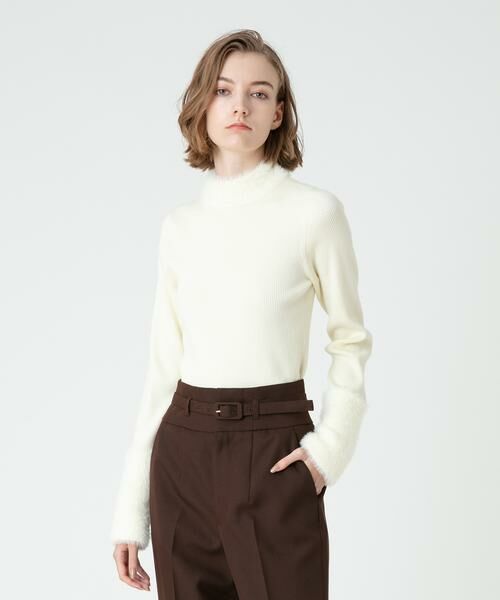 ファーアクセントプルオーバー （ニット・セーター）｜＊＊allureville