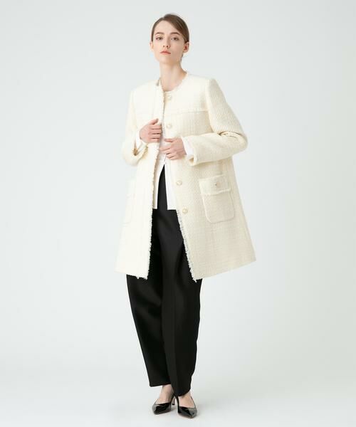 セール】 ジオリカラメツイードクルーコート （その他アウター