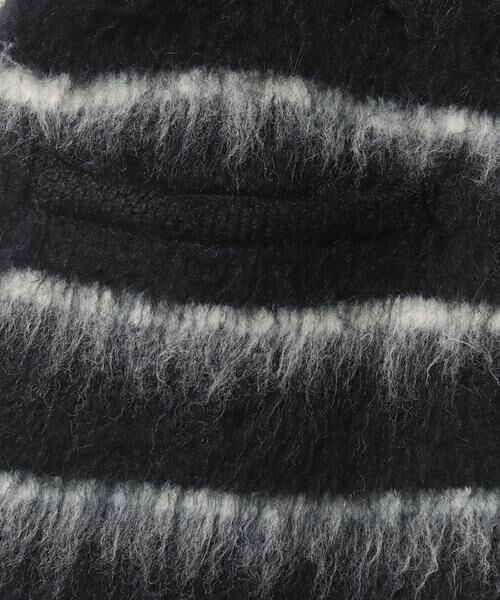 アルアバイル 極美品 ALLUREVILLE カーディガン 2 黒 セール】 ガーターBIG Vネックカーディガン （カーディガン