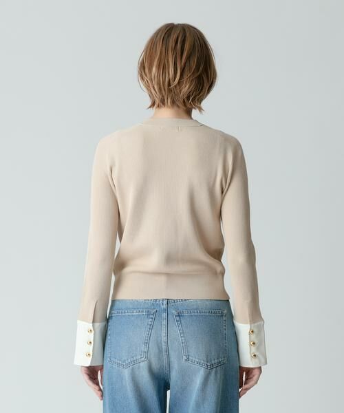 allureville - 【美品】アルアバイル　シャツカフスコンビプルオーバー シャツカフスコンビプルオーバー （ニット・セーター