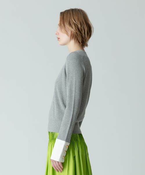 アルアバイル シャツカフスコンビプルオーバー シャツカフスコンビプルオーバー|allureville OFFICIAL SITE