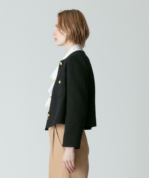 ツイードノーカラージャケット|allureville OFFICIAL SITE / ONLINE 