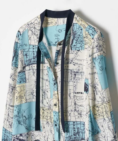 マッププリントブラウス （シャツ・ブラウス）｜＊＊allureville