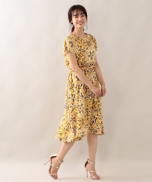 セール モザイクローンプリントサマードレス ロング マキシ丈ワンピース Amaca アマカ ファッション通販 タカシマヤファッションスクエア