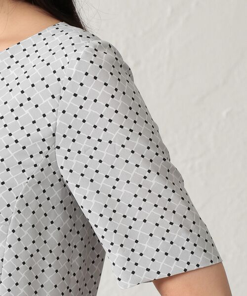 セール モノトーンプリント ワンピース ロング マキシ丈ワンピース Amaca アマカ ファッション通販 タカシマヤファッションスクエア