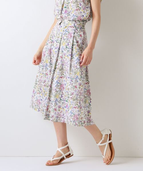 セール Sサイズ リバティプリント Wild Flowers スカート ロング マキシ丈スカート Amaca アマカ ファッション通販 タカシマヤファッションスクエア