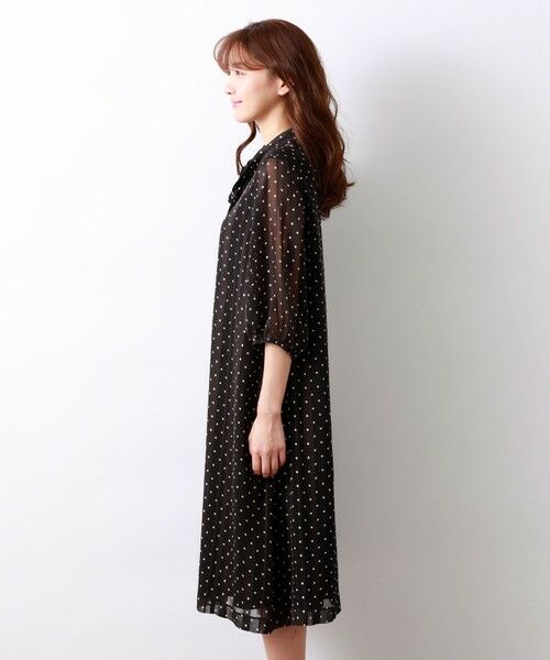 Story掲載 シャドウストライプドットワンピース ロング マキシ丈ワンピース Amaca アマカ ファッション通販 タカシマヤファッションスクエア