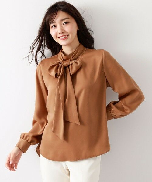 セール キュートサテンボウタイブラウス シャツ ブラウス Amaca アマカ ファッション通販 タカシマヤファッションスクエア