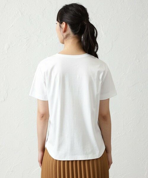 AMACA / アマカ カットソー | NOZOMI YUASAコラボロゴ半袖Tシャツ | 詳細7
