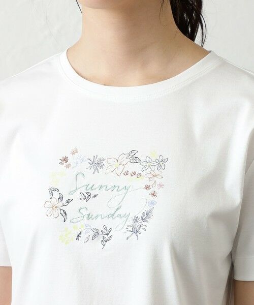 AMACA / アマカ カットソー | NOZOMI YUASAコラボロゴ半袖Tシャツ | 詳細8