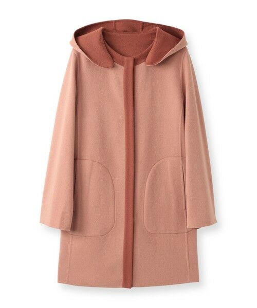 AMACA / アマカ その他アウター | 【リバーシブル】ウールリバーコート(オレンジ1)