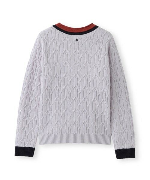 AMACA / アマカ ニット・セーター | ケーブルVネックニット | 詳細1